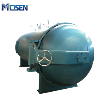 autoclave horizontal industrial for pulley rubber vulcanization